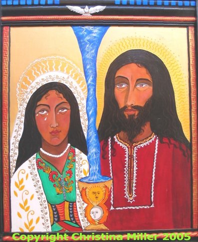 Yeshua and Magdalena by Christina Miller