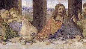 DaVinci Last Supper detail of MM and Yeshua