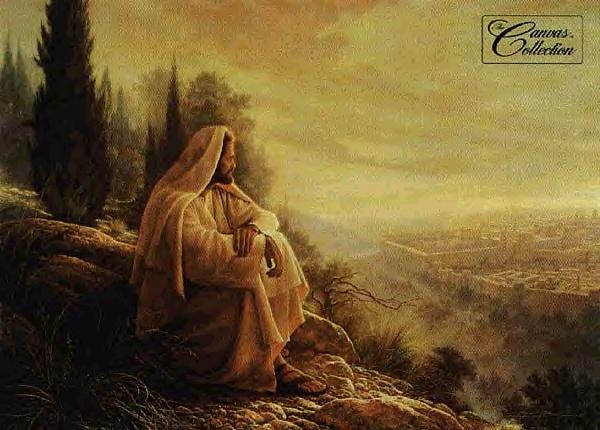 O Jerusalem by Greg Olsen beautiful painting with esoteric meaning for Easter