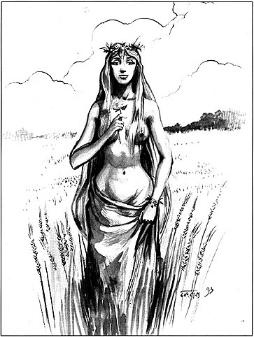 Goddess Freya Lady of the Fertile Grain