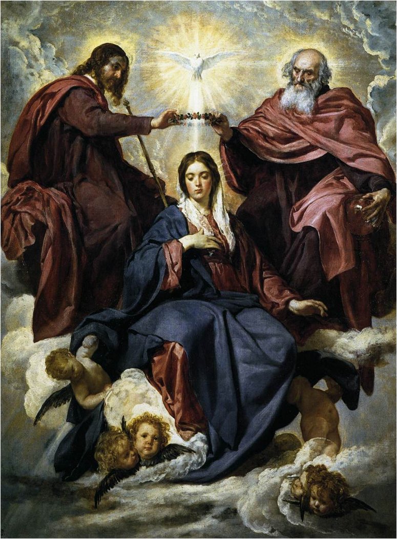 Coronation of Mary; Velazquez