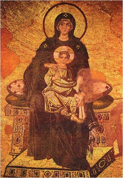 Sophia-Maria mosaic; Hagia Sophia