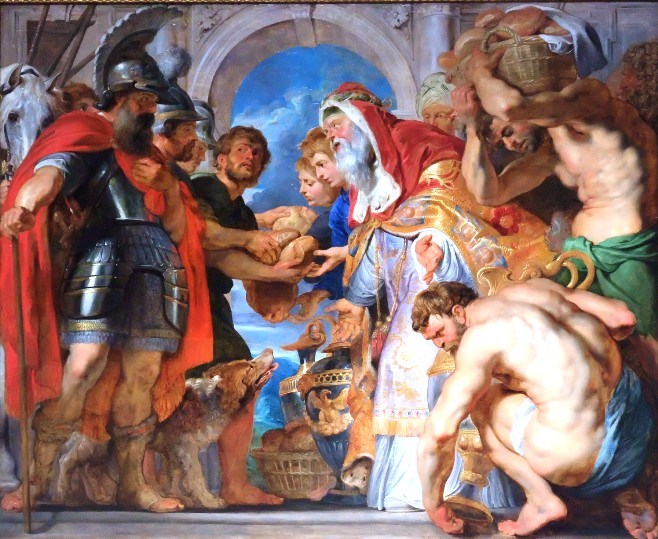 Abram meets Melchizedek by Peter Paul Rubens